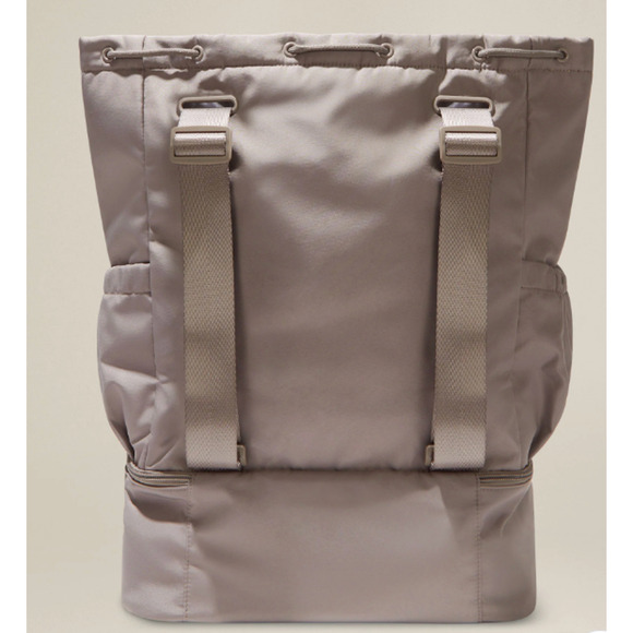Beyond Yoga taupe convertible gym bag backpack main image 6